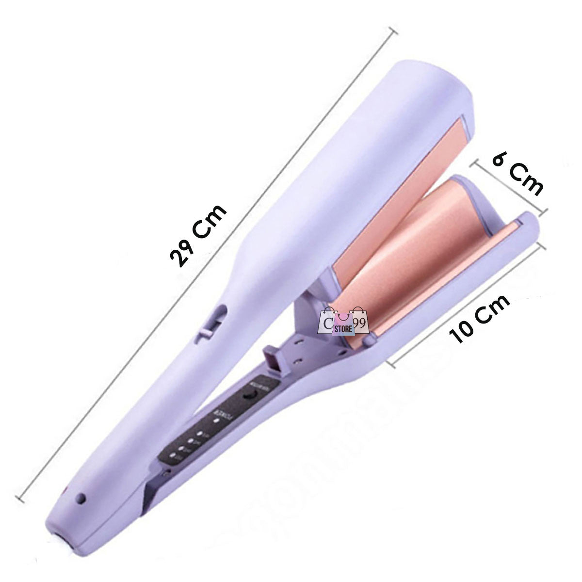 Encrespadora De Onda Gruesa Cabello